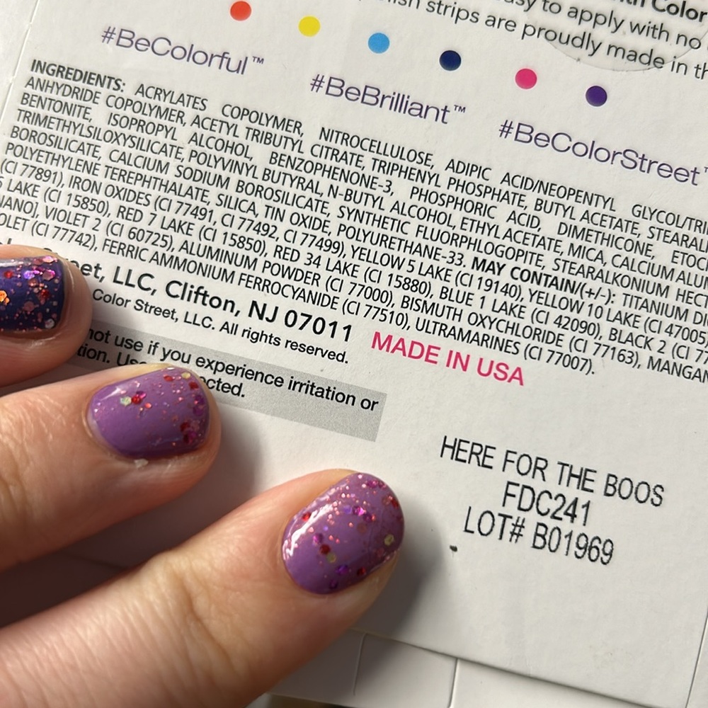 100 Halloween COLOR STREET nail wraps - Picture 2 of 2